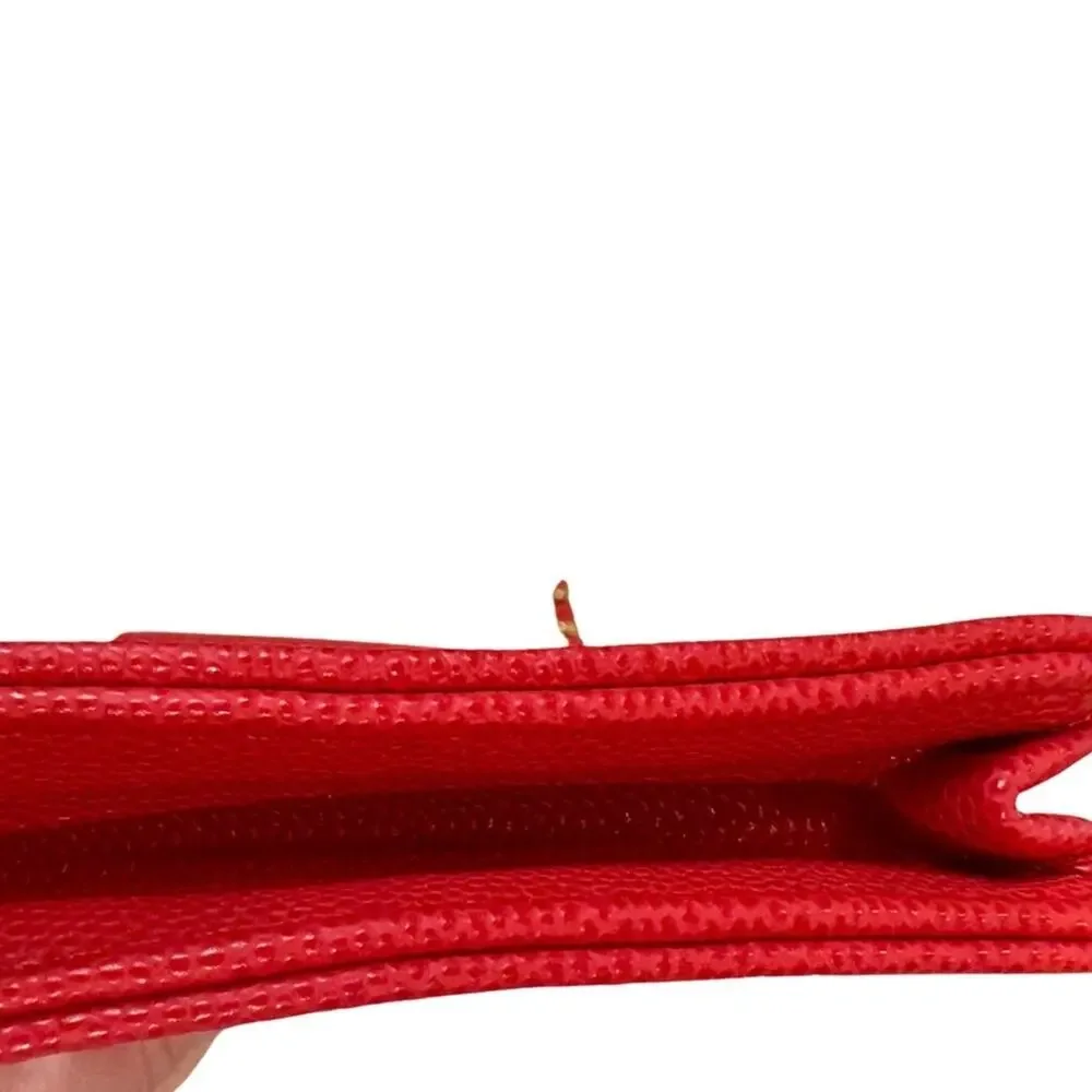 Red Faux Leather Phone Case Holder